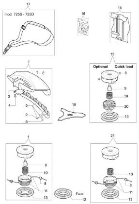 Accessories 725 T Brushcutter
