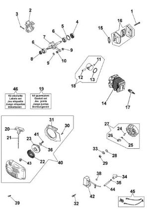 Engine 932 Chainsaw