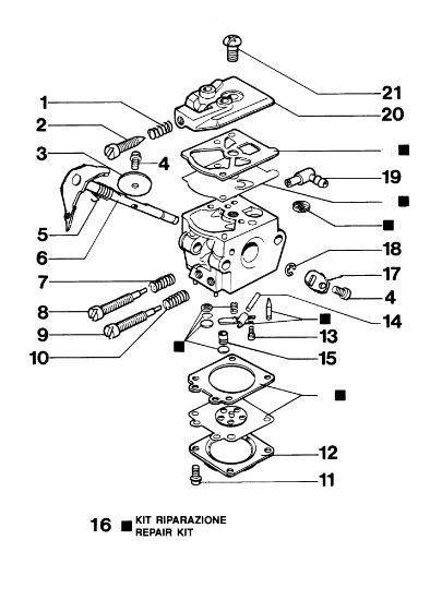 Carburetor WT-607A 932 Chainsaw