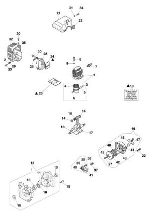 Engine SPARTA 40 Brushcutter