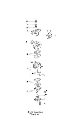 Carburetor WYK-176A AM 162 Mistblower