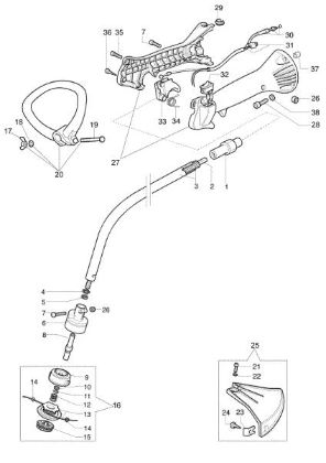 Transmission SPARTA 26 TR Brushcutter