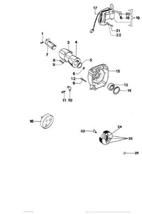 Clutch and ignition 727 D Brushcutter