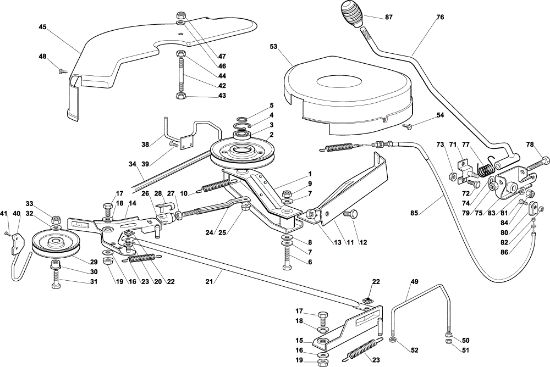 Cutting plate (1) OM 92C/13,5M Cat.2004 Garden tractor