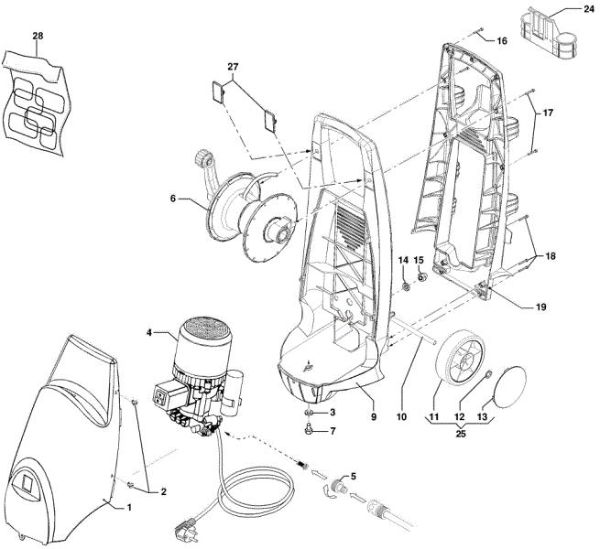Deck PW 140 High-pressure washer