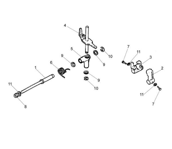 Internals MH 210R (EN709) Rotary tiller