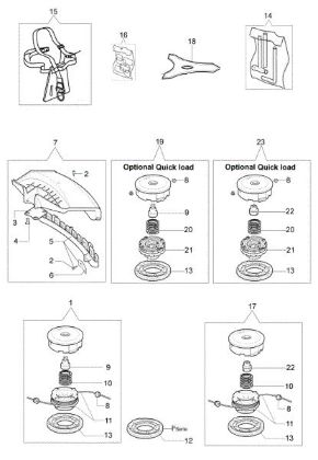 Accessories 727 S Brushcutter