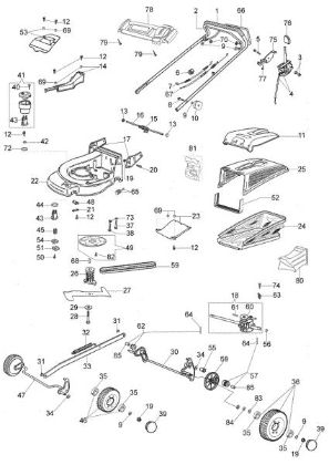 Illustrated parts list (From June 2007) MAX 53 TBX Plus-Cut Lawnmower
