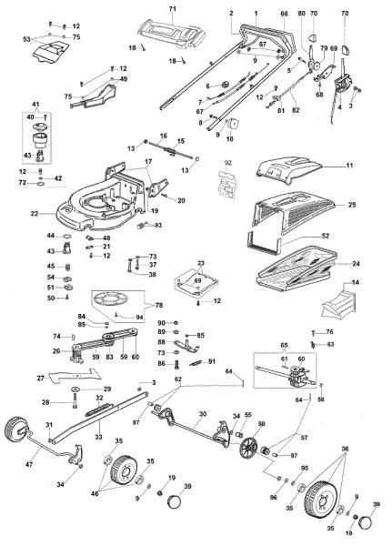 Illustrated parts list (From June 2007) MAX 53 VBX Plus-Cut Lawnmower