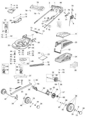 Illustrated parts list (From June 2007) MAX 53 THX Plus-Cut Lawnmower