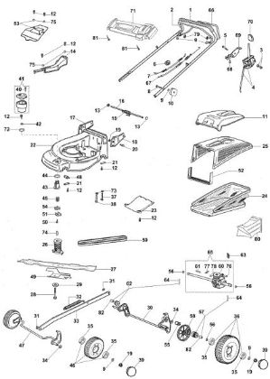 Illustrated parts list (Until May 2007) MAX 53 THX Plus-Cut Lawnmower