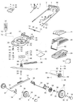 Illustrated parts list (From June 2007) MAX 48 TB Plus-Cut Lawnmower