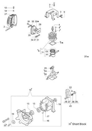 Engine 446 BP Ergo Brushcutter