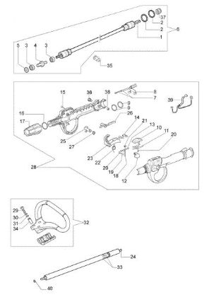 Transmission 446 BP Ergo Brushcutter