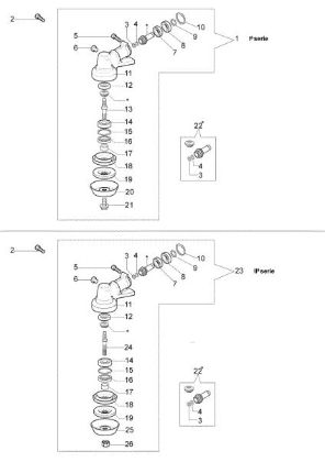 Bevel gear 446 BP Ergo Brushcutter