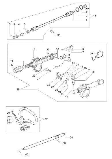 Transmission 453 BP Ergo Brushcutter