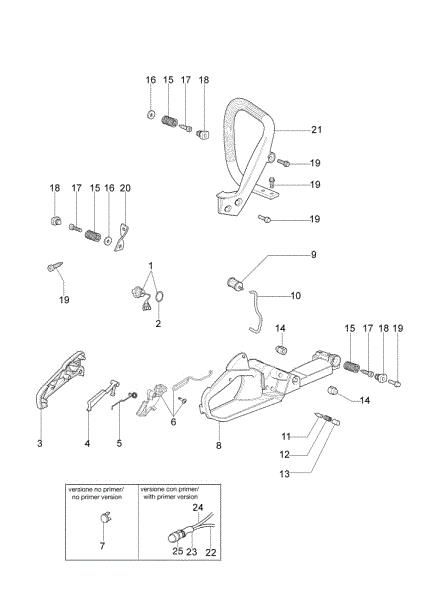 Tank and handle 937 Chainsaw