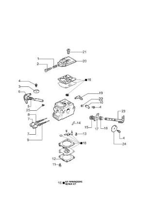 Carburetor WT-781A 937 Chainsaw