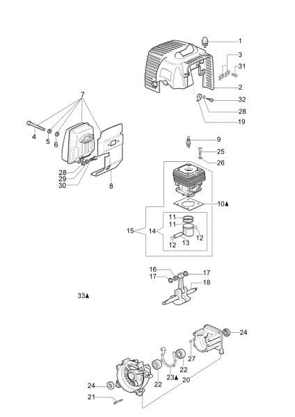Engine SPARTA 42 Brushcutter