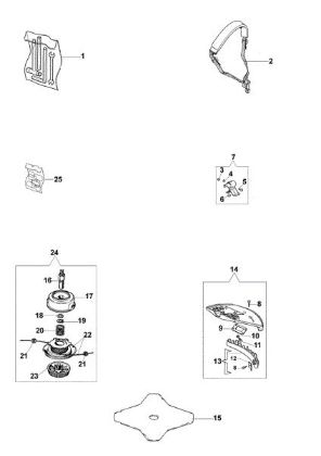 Accessories SPARTA 26 S Brushcutter