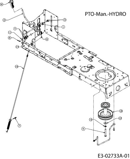 Levers POLO 108/17 H Garden tractor