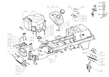 Engine OM 104JH/16H Cat.2006-2007 Garden tractor