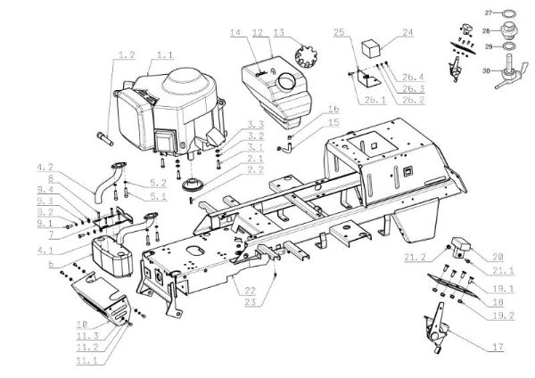 Engine OM 104JH/16H Cat.2006-2007 Garden tractor