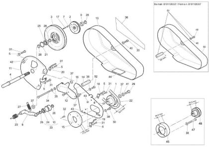 Transmission MH 250 R (EN709) Rotary tiller