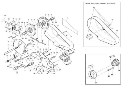 Transmission MH 260 R (EN709) Rotary tiller