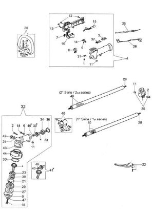 Transmission SPARTA 25 S Brushcutter