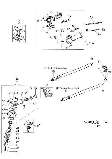 Transmission SPARTA 25 S Brushcutter