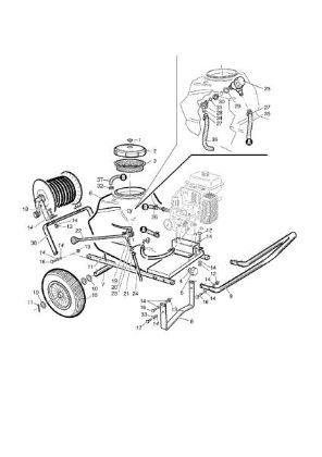 Tank SC 150 Wheelbarrow sprayer