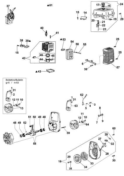 Engine (Until 06/03/08) SC 180 Wheelbarrow sprayer