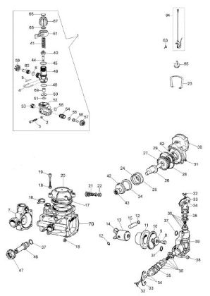 Spraying pump SC 180 Wheelbarrow sprayer