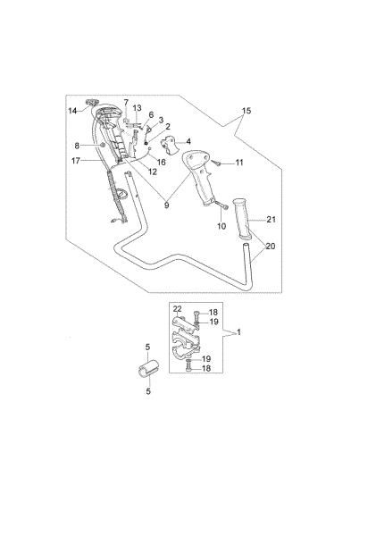 Handlebar BC 360 4T Brushcutter