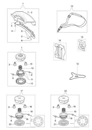 Accessories SPARTA 37 S Brushcutter