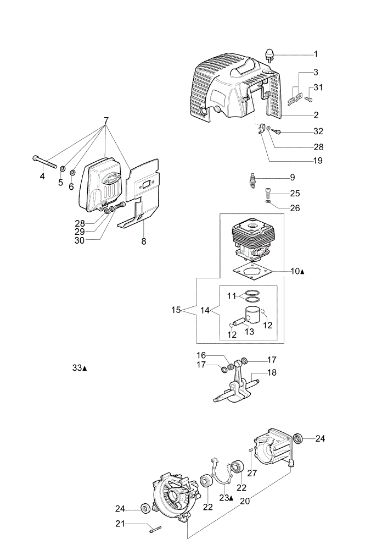 Engine SPARTA 37 Brushcutter