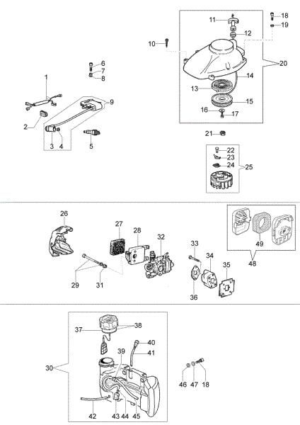 Ignition system HC 260 XP Hedgetrimmer