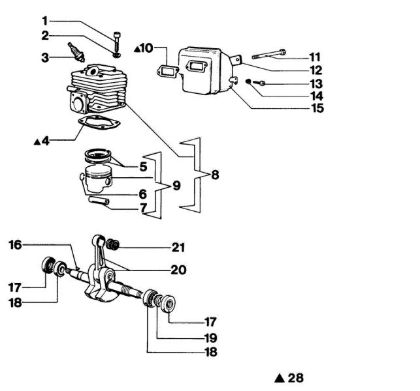 Engine 350S Chainsaw