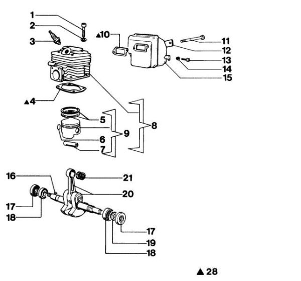 Engine 350S Chainsaw