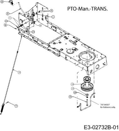 Levers POLO 97/13,5 T Cat.2007 Garden tractor