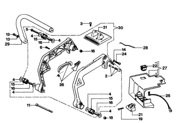 Handle 935 DX Chainsaw