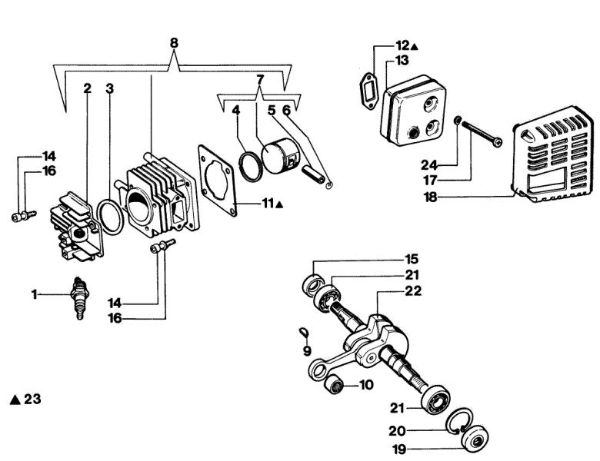 Engine 935 X Chainsaw