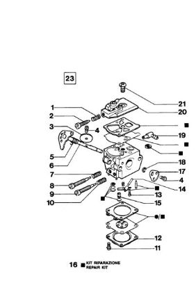 Carburetor WT-302 935 X Chainsaw