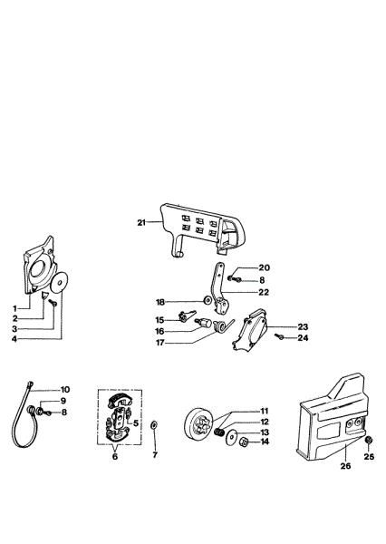 Clutch assy 935 X Chainsaw