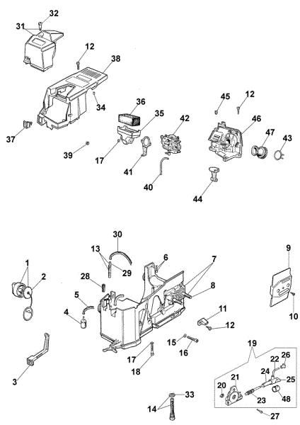 Crankcase 938 Chainsaw
