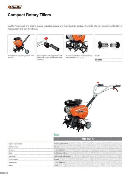  Accessories for rotary tillers