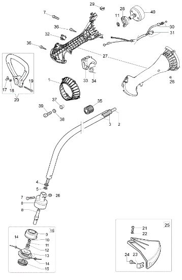 Transmission SPARTA 250 TR (Euro 2) Brushcutter