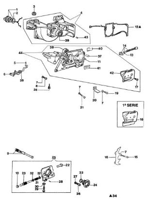 Crankcase 980 Chainsaw
