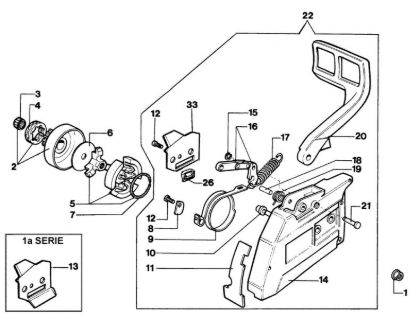 Clutch assy 980 Chainsaw